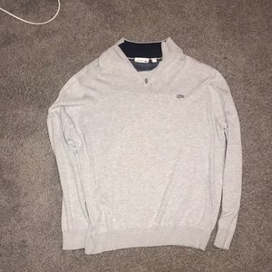 Lacoste quarter zip. Size XL.